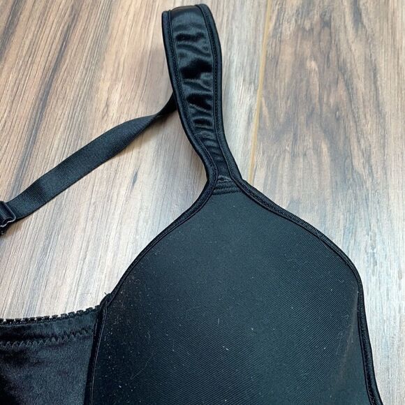 Rampage Intimates. Black padded T-shirt bra Plunge. 38D - Picture 2 of 10